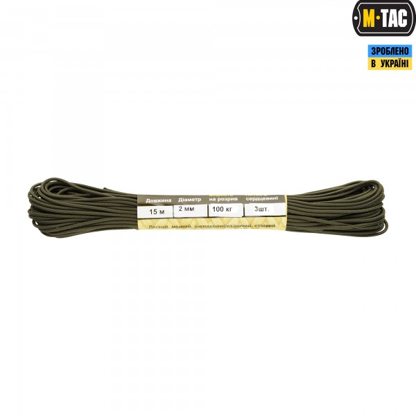 M-Tac паракорд Minicord OD Green 15м - 10270143 M-Tac паракорд Minicord OD Green 15м - 10270143
