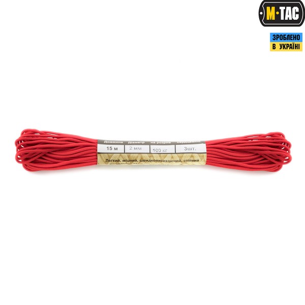 M-Tac паракорд Minicord 15m Red - 10270145 M-Tac паракорд Minicord 15m Red - 10270145