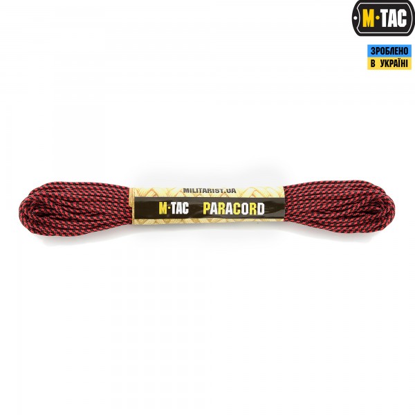 M-Tac паракорд Minicord Black&Red 15м - 10270169