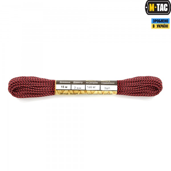 M-Tac паракорд Minicord Black&Red 15м - 10270169 M-Tac паракорд Minicord Black&Red 15м - 10270169