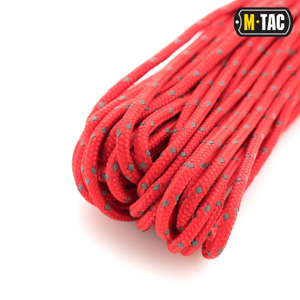 M-Tac паракорд Minicord Reflective Red 15м - 10271145 M-Tac паракорд Minicord Reflective Red 15м - 10271145
