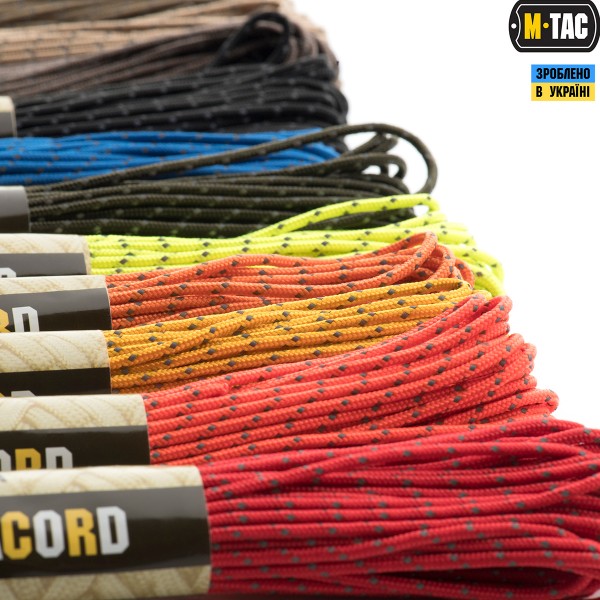 M-Tac паракорд Minicord Reflective Safety Orange 15м - 10271146 M-Tac паракорд Minicord Reflective Safety Orange 15м - 10271146