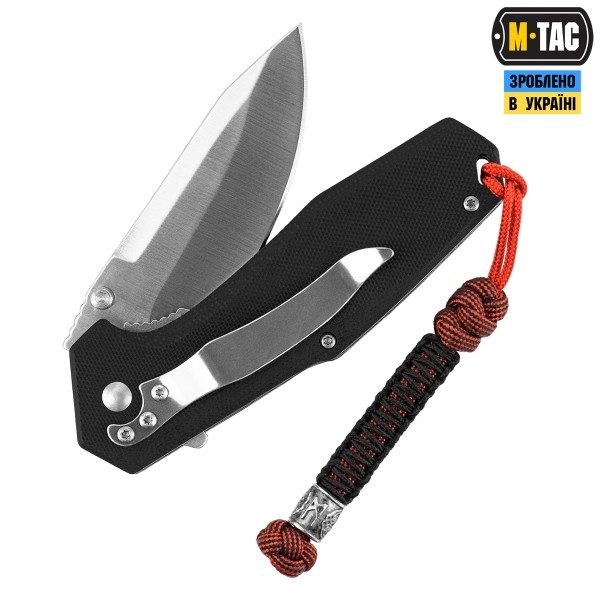 M-Tac темляк Scandinavian Mannaz Silver Black&Red - 10278211 M-Tac темляк Scandinavian Mannaz Silver Black&Red - 10278211