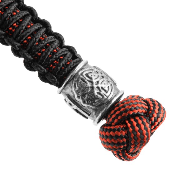 M-Tac темляк Scandinavian Mannaz Silver Black&Red - 10278211 M-Tac темляк Scandinavian Mannaz Silver Black&Red - 10278211