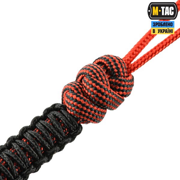 M-Tac темляк Scandinavian Mannaz Silver Black&Red - 10278211 M-Tac темляк Scandinavian Mannaz Silver Black&Red - 10278211
