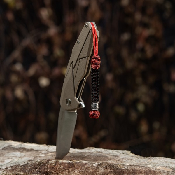 M-Tac темляк Scandinavian Mannaz Silver Black&Red - 10278211 M-Tac темляк Scandinavian Mannaz Silver Black&Red - 10278211