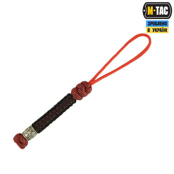 M-Tac темляк Scandinavian Mannaz Silver Black&Red - 10278269