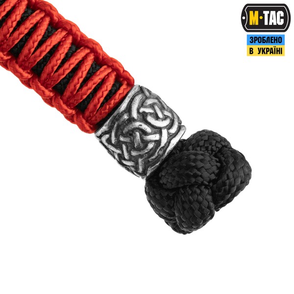 M-Tac темляк Scandinavian Silver Black&Red - 10278369