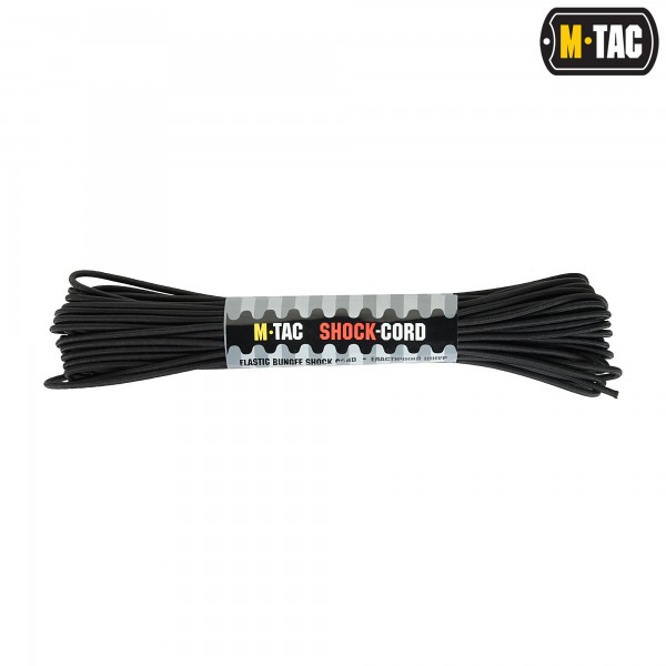 M-Tac паракорд Shock-Cord 3mm 15m Black - 10280002