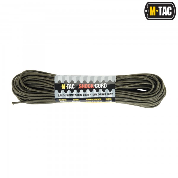 M-Tac паракорд Shock-Cord 3mm 30m OD Green - 10281143