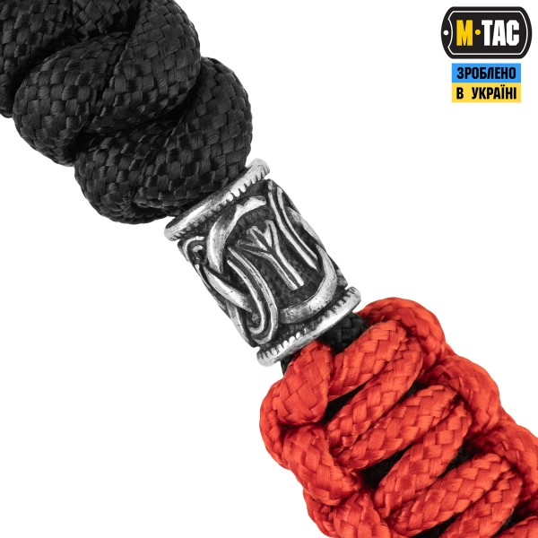 M-Tac темляк Loopy Snake Scandinavian Silver Black&Red - 10282069