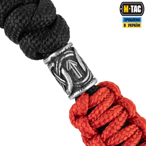 M-Tac темляк Loopy Snake Scandinavian Silver Black&Red - 10282069