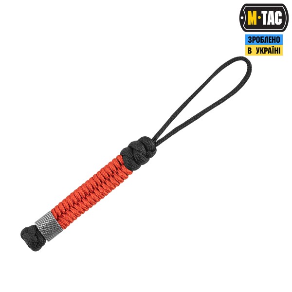 M-Tac темляк Fish&Cylindre Steel Black&Red - 10284069