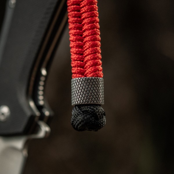 M-Tac темляк Fish&Cylindre Steel Black&Red - 10284069 M-Tac темляк Fish&Cylindre Steel Black&Red - 10284069