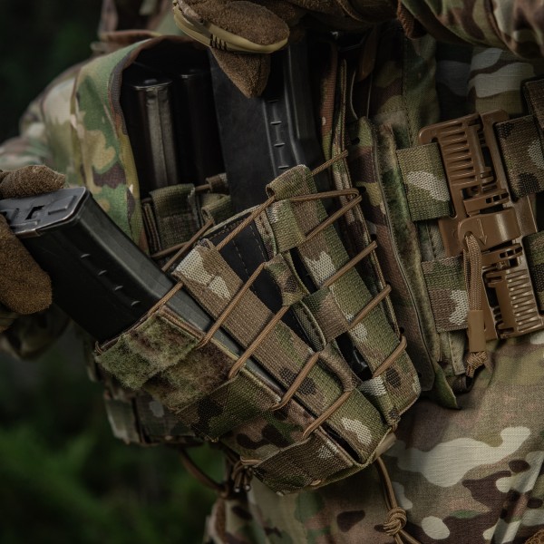 M-Tac подсумок для АК двойной с клапаном Gen.3 Multicam - 10299008 M-Tac подсумок для АК двойной с клапаном Gen.3 Multicam - 10299008