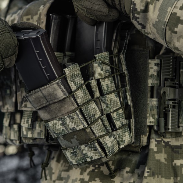 M-Tac подсумок для АК двойной с клапаном MM14 - 10299030 M-Tac подсумок для АК двойной с клапаном MM14 - 10299030