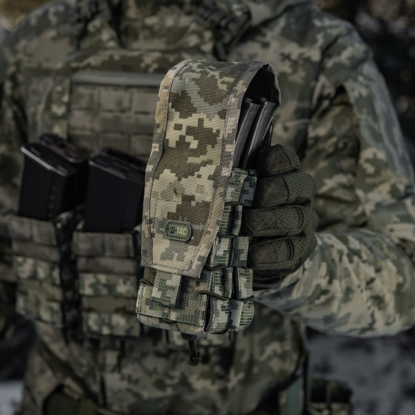 M-Tac подсумок для АК двойной с клапаном MM14 - 10299030 M-Tac подсумок для АК двойной с клапаном MM14 - 10299030