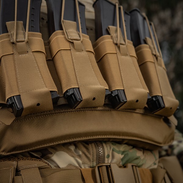 M-Tac передня панель для чохла бронежилета Sturm на 4 магазина Coyote - 10312005 M-Tac передня панель для чохла бронежилета Sturm на 4 магазина Coyote - 10312005