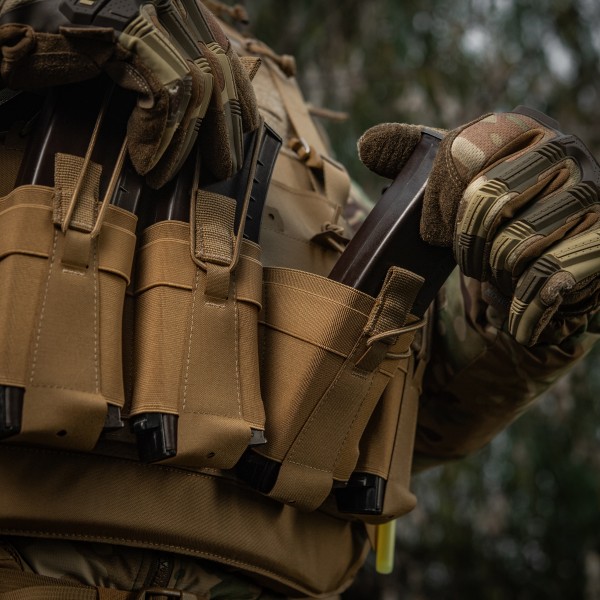 M-Tac передня панель для чохла бронежилета Sturm на 4 магазина Coyote - 10312005 M-Tac передня панель для чохла бронежилета Sturm на 4 магазина Coyote - 10312005