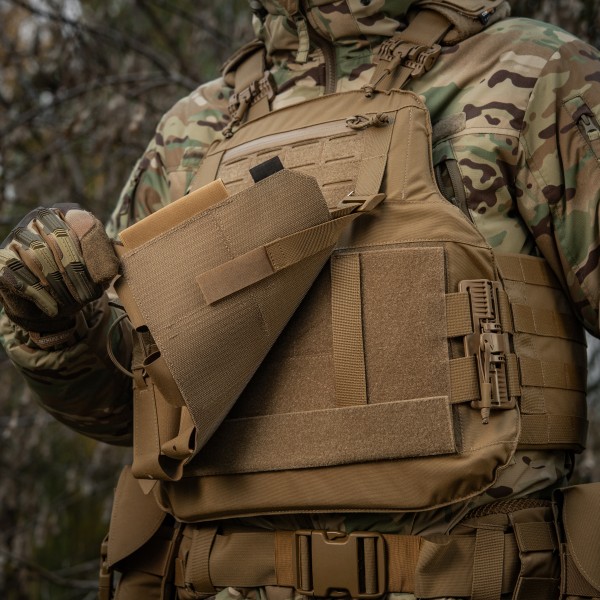 M-Tac передня панель для чохла бронежилета Sturm на 4 магазина Coyote - 10312005 M-Tac передня панель для чохла бронежилета Sturm на 4 магазина Coyote - 10312005