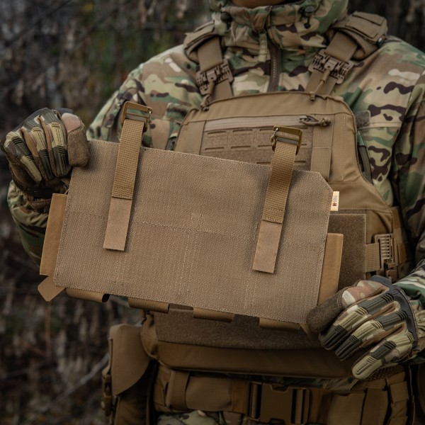 M-Tac передня панель для чохла бронежилета Sturm на 4 магазина Coyote - 10312005 M-Tac передня панель для чохла бронежилета Sturm на 4 магазина Coyote - 10312005