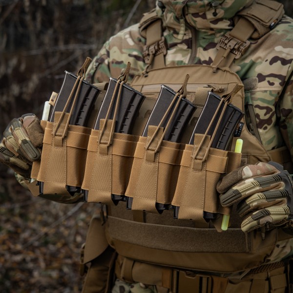 M-Tac передня панель для чохла бронежилета Sturm на 4 магазина Coyote - 10312005 M-Tac передня панель для чохла бронежилета Sturm на 4 магазина Coyote - 10312005