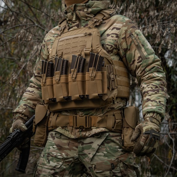 M-Tac передня панель для чохла бронежилета Sturm на 4 магазина Coyote - 10312005 M-Tac передня панель для чохла бронежилета Sturm на 4 магазина Coyote - 10312005