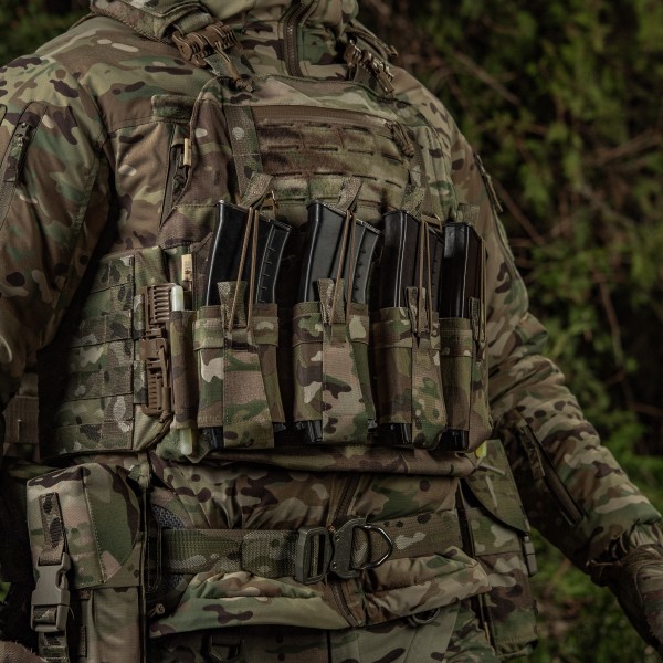 M-Tac передня панель для чохола бронежилета Sturm на 4 магазина Multicam - 10312008 M-Tac передня панель для чохола бронежилета Sturm на 4 магазина Multicam - 10312008