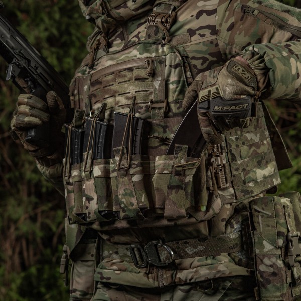 M-Tac передня панель для чохола бронежилета Sturm на 4 магазина Multicam - 10312008 M-Tac передня панель для чохола бронежилета Sturm на 4 магазина Multicam - 10312008