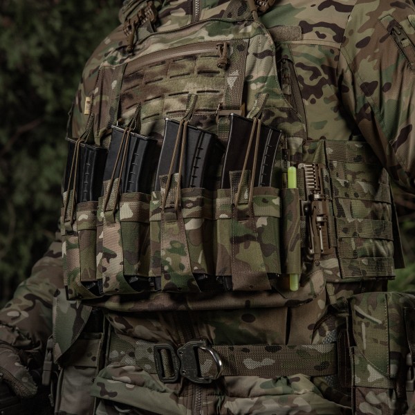 M-Tac передня панель для чохола бронежилета Sturm на 4 магазина Multicam - 10312008 M-Tac передня панель для чохола бронежилета Sturm на 4 магазина Multicam - 10312008