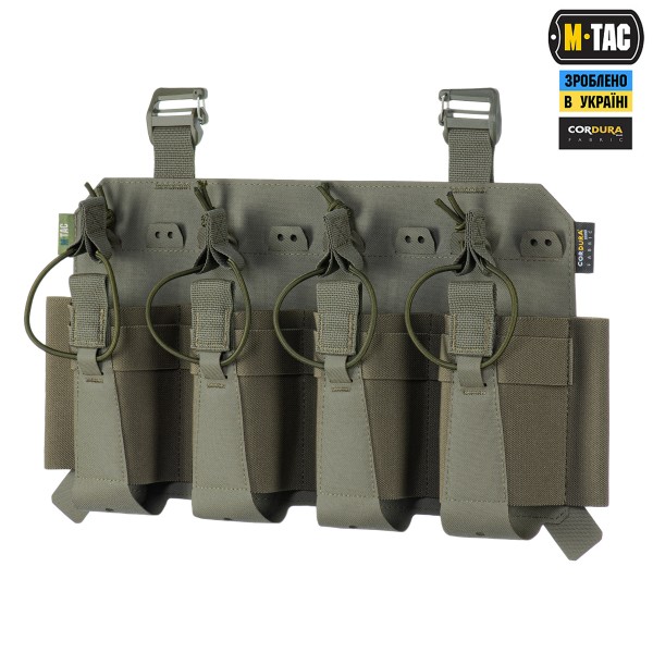 M-Tac передня панель для чохола бронежилета Sturm на 4 магазина Ranger Green - 10312023