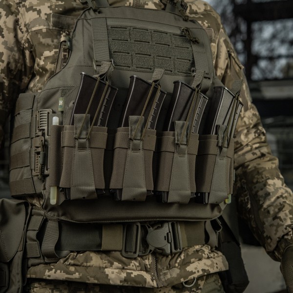 M-Tac передня панель для чохола бронежилета Sturm на 4 магазина Ranger Green - 10312023