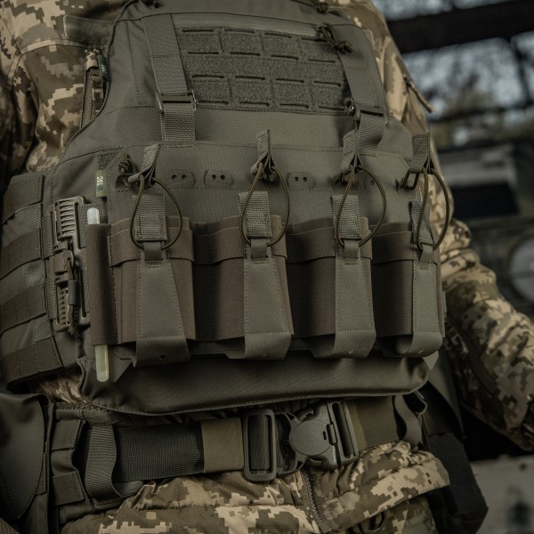 M-Tac передня панель для чохола бронежилета Sturm на 4 магазина Ranger Green - 10312023