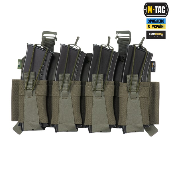 M-Tac передня панель для чохола бронежилета Sturm на 4 магазина Ranger Green - 10312023