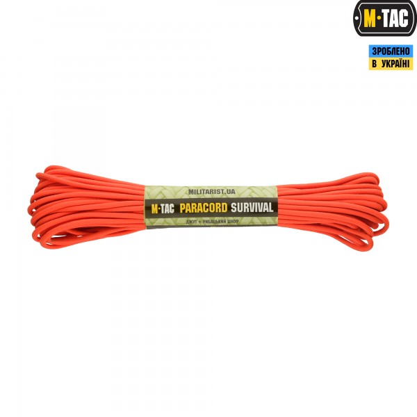 M-Tac паракорд Survival Safety Orange 15м - 10320146