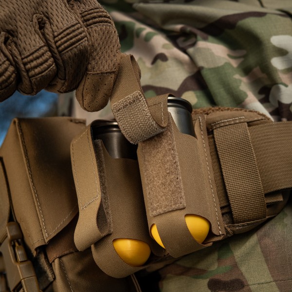 M-Tac подсумок ВОГ на 2 гранаты Coyote - 10340005 M-Tac подсумок ВОГ на 2 гранаты Coyote - 10340005