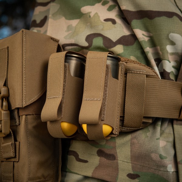 M-Tac подсумок ВОГ на 2 гранаты Coyote - 10340005 M-Tac подсумок ВОГ на 2 гранаты Coyote - 10340005