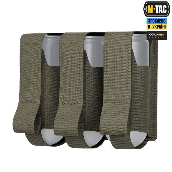 M-Tac подсумок ВОГ на 3 гранаты Ranger Green - 10341023 M-Tac подсумок ВОГ на 3 гранаты Ranger Green - 10341023