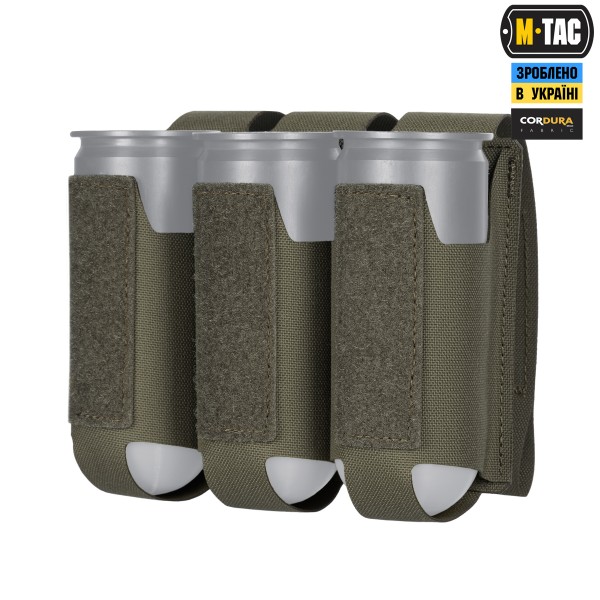 M-Tac подсумок ВОГ на 3 гранаты Ranger Green - 10341023 M-Tac подсумок ВОГ на 3 гранаты Ranger Green - 10341023