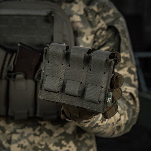 M-Tac подсумок ВОГ на 3 гранаты Ranger Green - 10341023 M-Tac подсумок ВОГ на 3 гранаты Ranger Green - 10341023