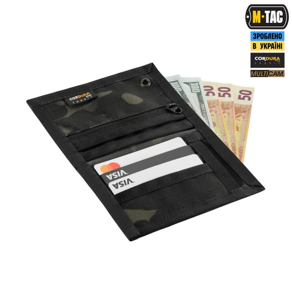M-Tac гаманець Tactical Wallet Elite Multicam Black - 10354208 M-Tac гаманець Tactical Wallet Elite Multicam Black - 10354208