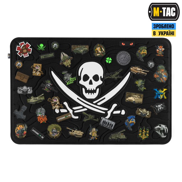 M-Tac панель для нашивок прапор Веселий Роджер Black - 10361002