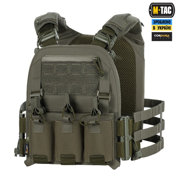 M-Tac плитоноска Cuirass FAST Elite Ranger Green 6 класс защиты - 3581656