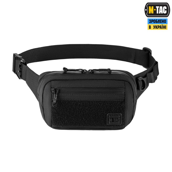 M-Tac сумка City Waist Bag с липучкой Lite-NR Elite Black - 10404002