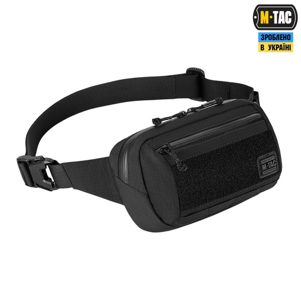 M-Tac сумка City Waist Bag с липучкой Lite-NR Elite Black - 10404002