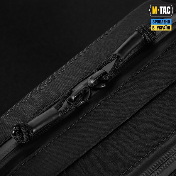 M-Tac сумка City Waist Bag с липучкой Lite-NR Elite Black - 10404002