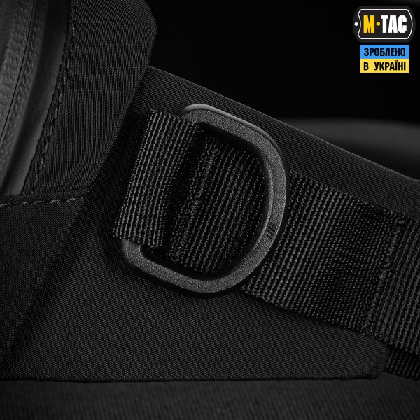 M-Tac сумка City Waist Bag с липучкой Lite-NR Elite Black - 10404002