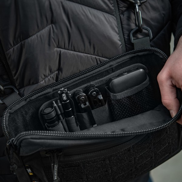 M-Tac сумка Admin Bag Medium Elite с липучкой Black - 10406002