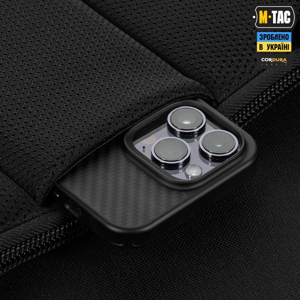 M-Tac сумка Admin Bag Medium Elite с липучкой Black - 10406002