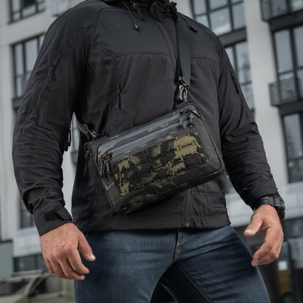 M-Tac сумка Admin Bag Medium Elite з липучкою Multicam Black/Black - 10406208 M-Tac сумка Admin Bag Medium Elite з липучкою Multicam Black/Black - 10406208